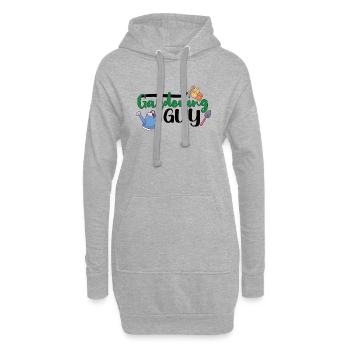 Jardinage Plantes Jardinier Plantation Nature Cadeau - Sweat-shirt à capuche long Femme - gris chiné - Devant