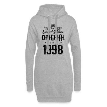 Édition limitée 1998 - Sweat-shirt à capuche long Femme - gris chiné - Devant