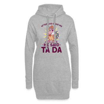 Poulet Éleveur Cadeau Funny Chickens Country Farm - Sweat-shirt à capuche long Femme - gris chiné - Devant