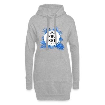 Phuket 2023 Bunt - Hoodie-Kleid - Grau meliert - Vorne