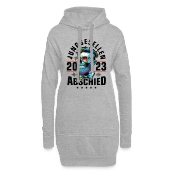 Junggesellenabschied 2023 Jga Skelett - Hoodie-Kleid - Grau meliert - Vorne