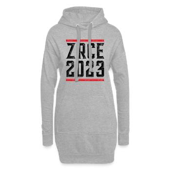 Zrce Party 2023 - Hoodie-Kleid - Grau meliert - Vorne