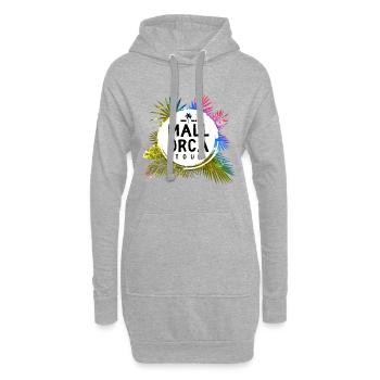 Mallorca Tour Travel Bunt - Hoodie-Kleid - Grau meliert - Vorne