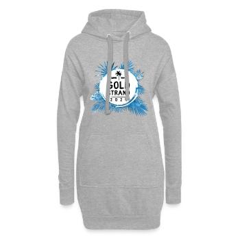 Sables d’Or 2024 Coloré - Sweat-shirt à capuche long Femme - gris chiné - Devant