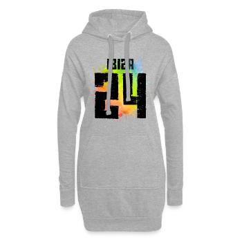 Maillot Ibiza 24 2024 - Sweat-shirt à capuche long Femme - gris chiné - Devant