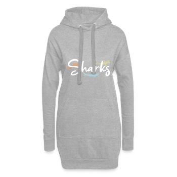 Haie - Hoodie-Kleid - Grau meliert - Vorne