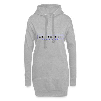 Apres Ski Party Team - Hoodie-Kleid - Grau meliert - Vorne
