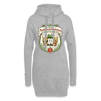 FC Nachbarschaftsmischung - Hoodie-Kleid - Grau meliert - Vorne