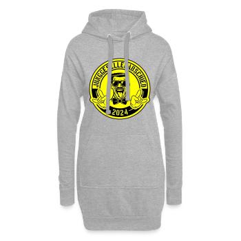 Junggesellenabschied 2024 - Hoodie-Kleid - Grau meliert - Vorne