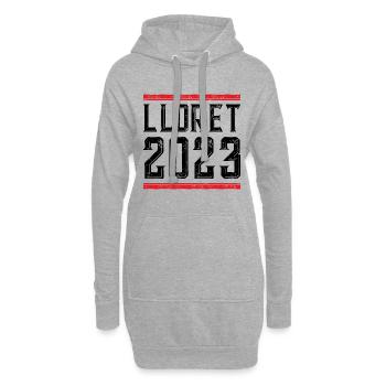 Lloret De Mar 2023 - Hoodie-Kleid - Grau meliert - Vorne