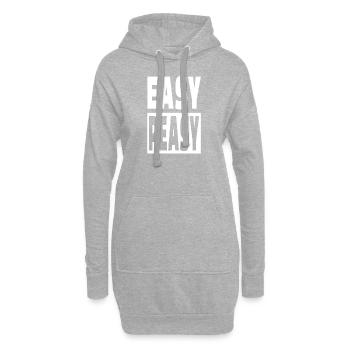 EASY PEASY - Sprüche perfektOutfit - Hoodie-Kleid - Grau meliert - Vorne