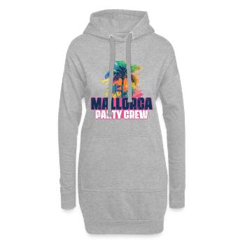 Mallorca Party Crew Urlaub - Hoodie-Kleid - Grau meliert - Vorne