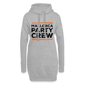 Mallorca Party Crew - Hoodie-Kleid - Grau meliert - Vorne