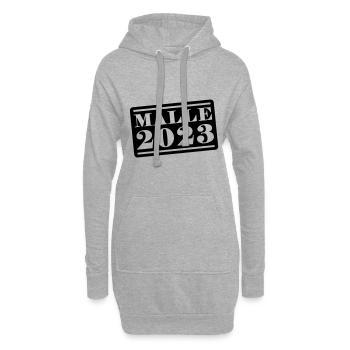 Malle 2023 - Hoodie-Kleid - Grau meliert - Vorne
