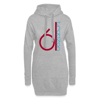 61 Trabzon - Hoodie Dress - heather grey - Front