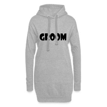 Groom - Hoodie-Kleid - Grau meliert - Vorne