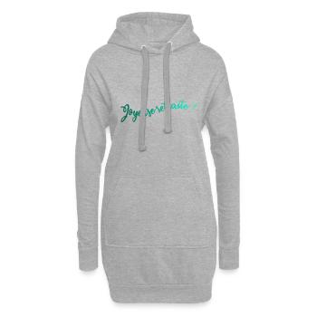 RETRAITE. BONNE RETRAITE. JOYEUSE RETRAITE. VIVE L - Sweat-shirt à capuche long Femme - gris chiné - Devant
