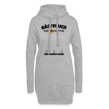 Happy Birthday 29+ Geburtstag B-Day Gästeliste - Hoodie-Kleid - Grau meliert - Vorne