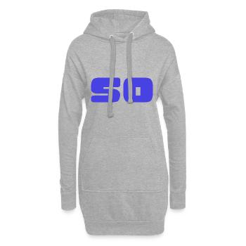 50. 50 JAHRE. 50-JÄHRIGES JUBILÄUM. GEBURTSTAG 50 JAHRE. - Hoodie-Kleid - Grau meliert - Vorne