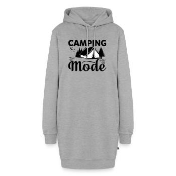 Wandern Natur Outdoor Berge - Hoodie-Kleid - Grau meliert - Vorne