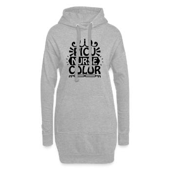 Picu Krankenschwester - Hoodie-Kleid - Grau meliert - Vorne