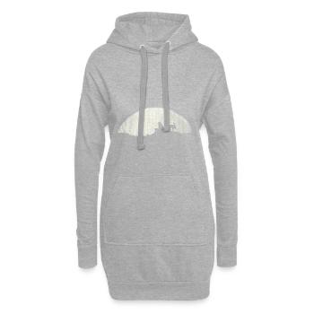 AUSFLUG MIT HUND BESTER FREUND DES MENSCHEN - Hoodie-Kleid - Grau meliert - Vorne