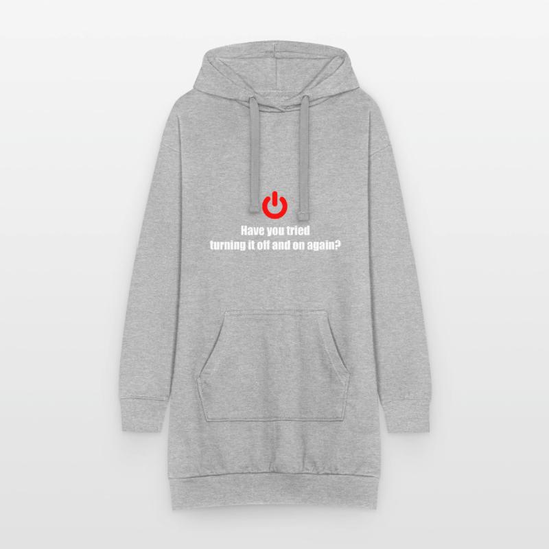 Technischer Support IT Techniker Technik Geschenk Hoodie-Kleid