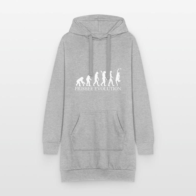 Frisbee Evolution Hoodie-Kleid