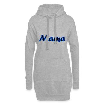 SCHÖNEN MUTTERTAG. MAMA. MUTTERTAG - Hoodie-Kleid - Grau meliert - Vorne