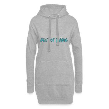 OMA. MUTTERTAG. ALLES GUTE ZUM OMA-TAG. ICH LIEBE DICH - Hoodie-Kleid - Grau meliert - Vorne