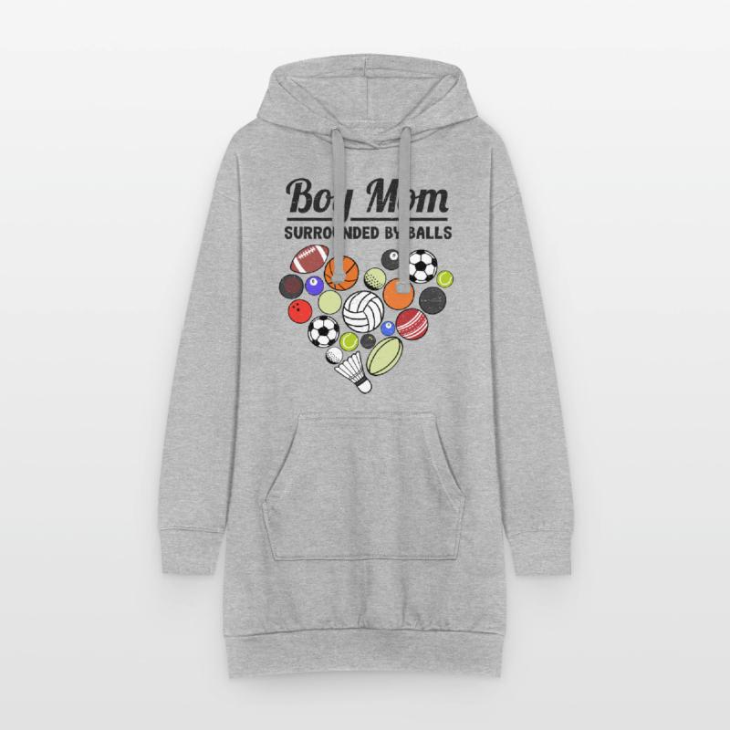 Junge Mutter Muttertag Mutterschaft Mutter Mama Geschenk Hoodie-Kleid