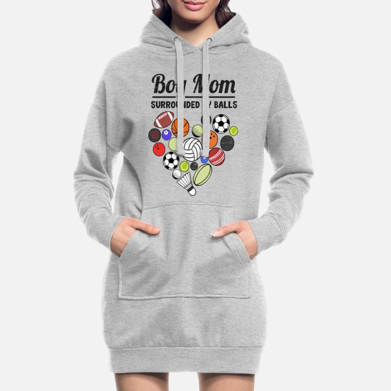 Junge Mutter Muttertag Mutterschaft Mutter Mama Geschenk Hoodie-Kleid
