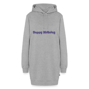ALLES GUTE ZUM GEBURTSTAG. ALLES GUTE ZUM GEBURTSTAG. JAHRESTAG. - Hoodie-Kleid - Grau meliert - Vorne