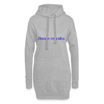 RUHESTAND. RUHESTAND. PENSIONIERT. RUHESTAND - Hoodie-Kleid - Grau meliert - Vorne