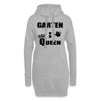 Garten - Hoodie-Kleid - Grau meliert - Vorne