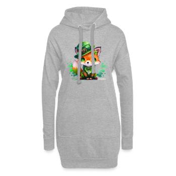 St Paddys St Patricksday St Patrick Day - Hoodie-Kleid - Grau meliert - Vorne