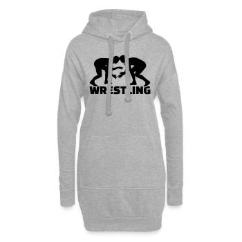 Ringen - Hoodie-Kleid - Grau meliert - Vorne
