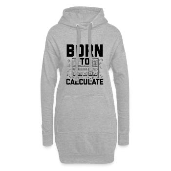 Maths, | Maths Mathe mathématiciens Cadeaux - Sweat-shirt à capuche long Femme - gris chiné - Devant