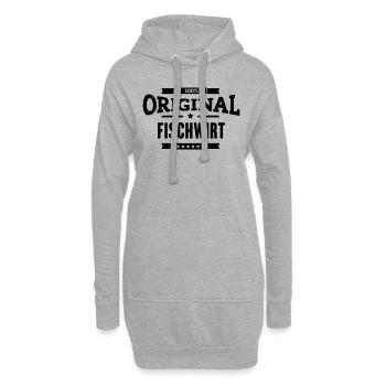 100% Fischwirt - Hoodie-Kleid - Grau meliert - Vorne