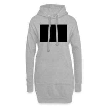 Flagge Deutschland - Hoodie-Kleid - Grau meliert - Vorne
