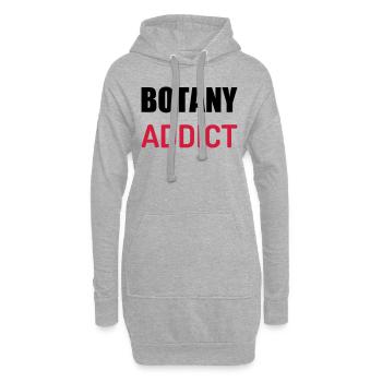 Botaniker / Botanik / Arbeit / Job - Hoodie-Kleid - Grau meliert - Vorne