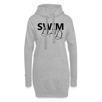 Triathlon Swim Bike Run Marathon - Hoodie-Kleid - Grau meliert - Vorne