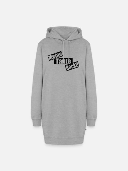 meine tante rockt - Hoodie-Kleid - Grau meliert