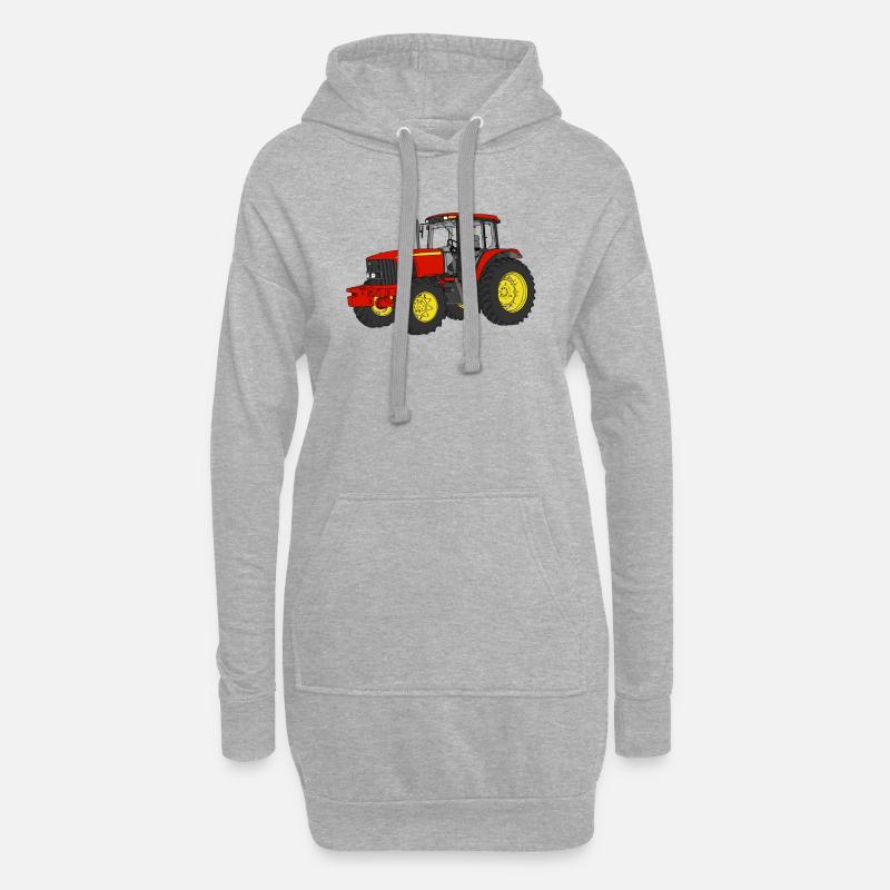 Traktor - Hoodie-Kleid - Grau meliert
