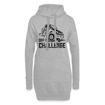 Tout-terrain tout-terrain à traction intégrale à traction intégrale véhicule hors route - Sweat-shirt à capuche long Femme - gris chiné - Devant