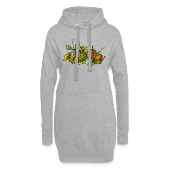 Kastanien - Hoodie-Kleid - Grau meliert - Vorne