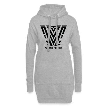 NordicValor - Hoodie-Kleid - Grau meliert - Vorne