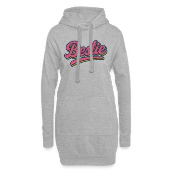 Bestie - Hoodie-Kleid - Grau meliert - Vorne
