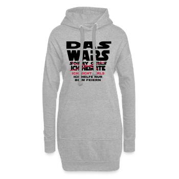 Bachelor party I threw marry ... I - Hoodie Dress - heather grey - Front