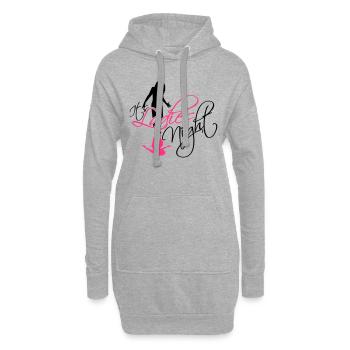 cool its ladies night ausgehen freundinnen party f - Hoodie-Kleid - Grau meliert - Vorne